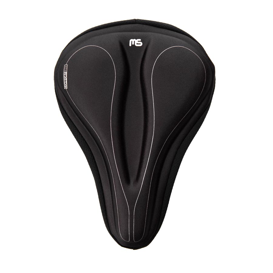 Megasoft Recreational Gel Saddle Cover Seat Cover 280 x 203mm Black