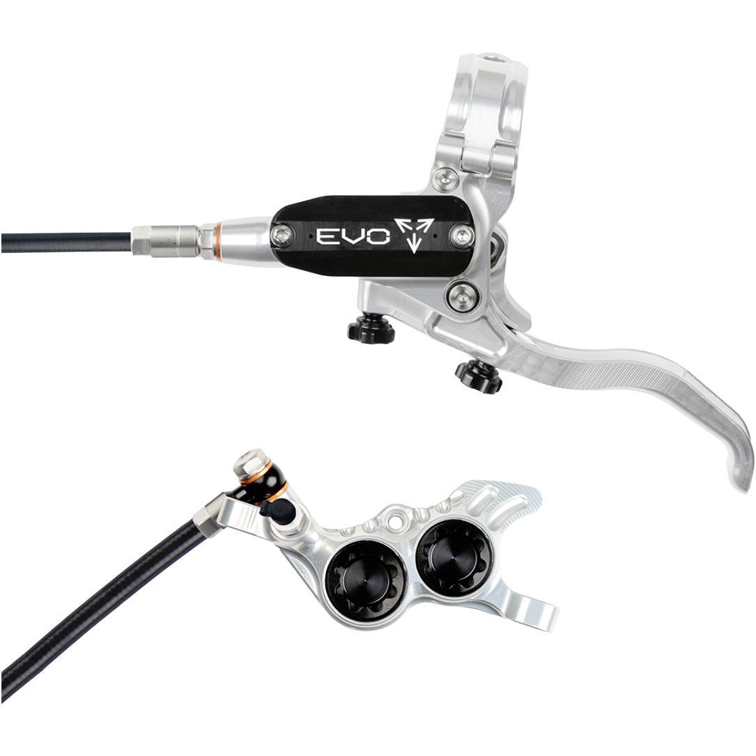Hope Tech 4 Evo GR4 Disc Brake Right/Rear 74mm Silv/Blk Hope Tech 4 Evo GR4 Disc Brake Right/Rear 74mm Silv/Blk