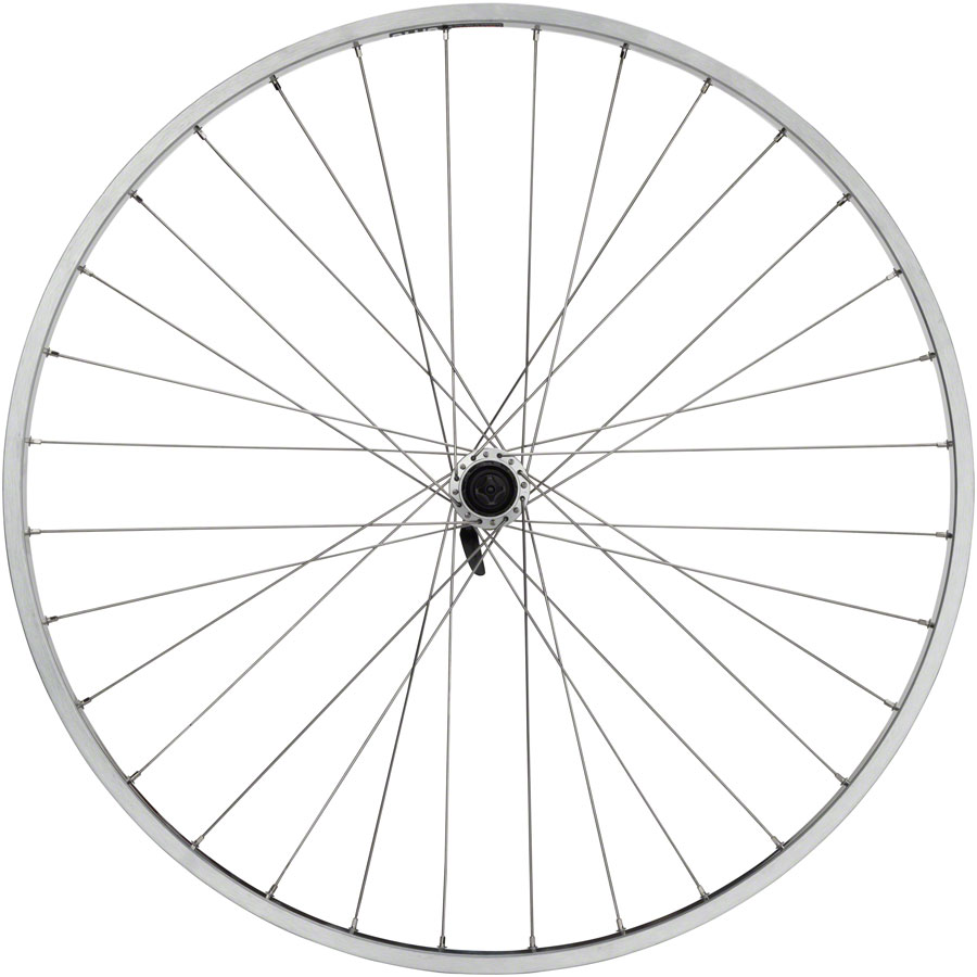 Quality Wheels CR-18 Rear Wheel - 27" QR x 130mm Rim Brake HG 10 Polished/Silver Clincher 32H - Image 3
