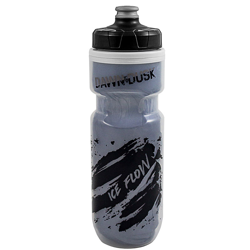 Dawn To Dusk Ice Flow Bottle Black/Clear - 21oz