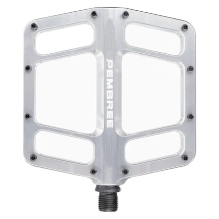 PEMBREE D3A Platform Pedals Large Silver