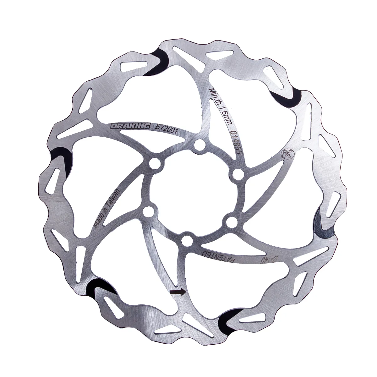 Braking Italy (Sunstar) Disc Rotors Batfly - Silver, 1.9mm