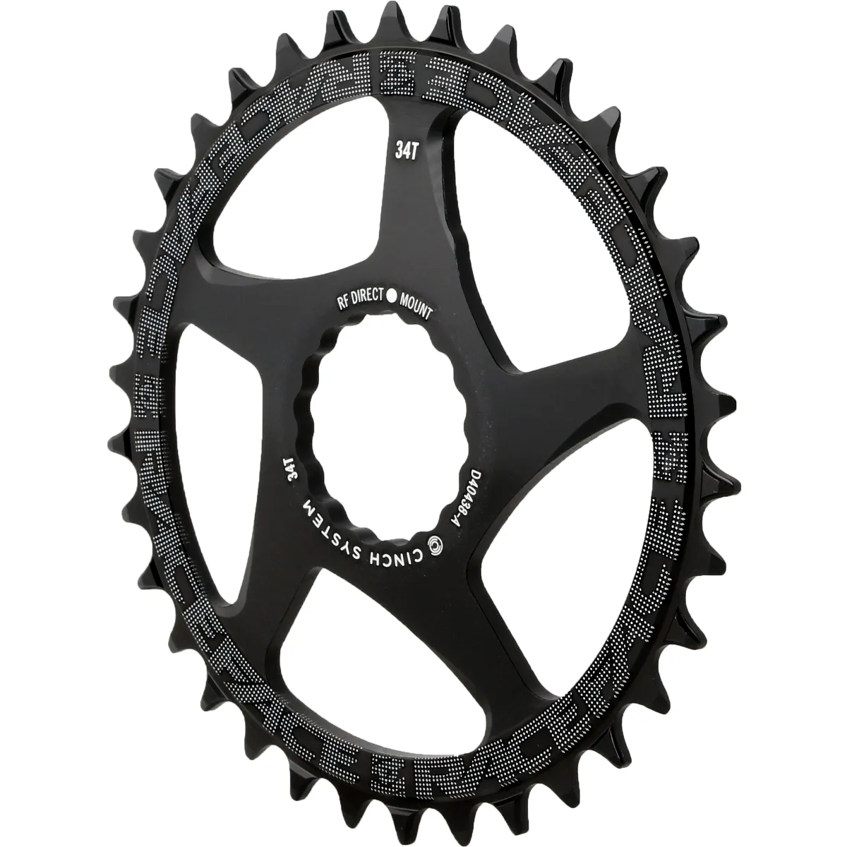 Race Face Cinch Direct Mount Chainring 34T Black Race Face Cinch Direct Mount Chainring 34T Black
