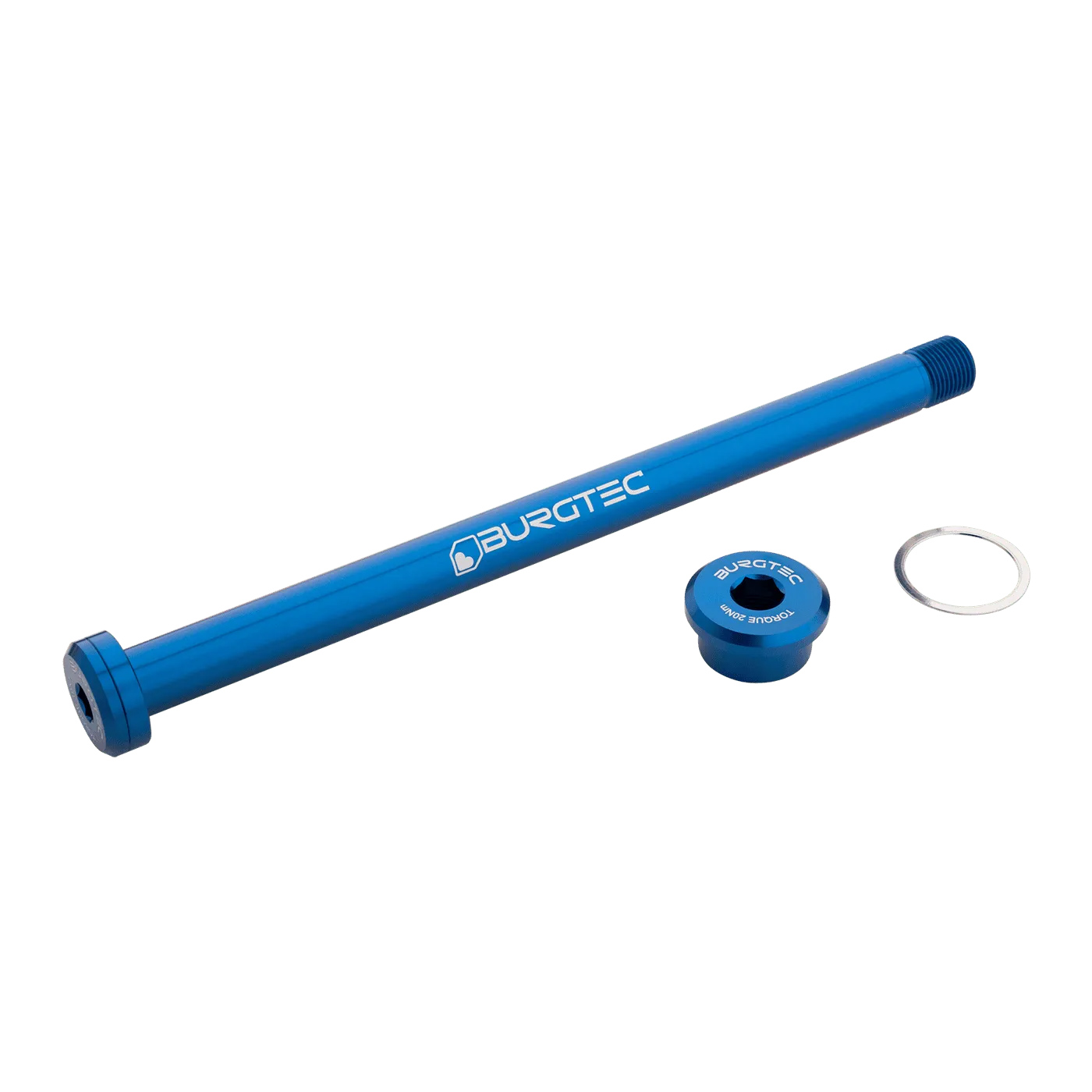 Burgtec Rocky Mountain 173mm Rear Axle - Deep Blue