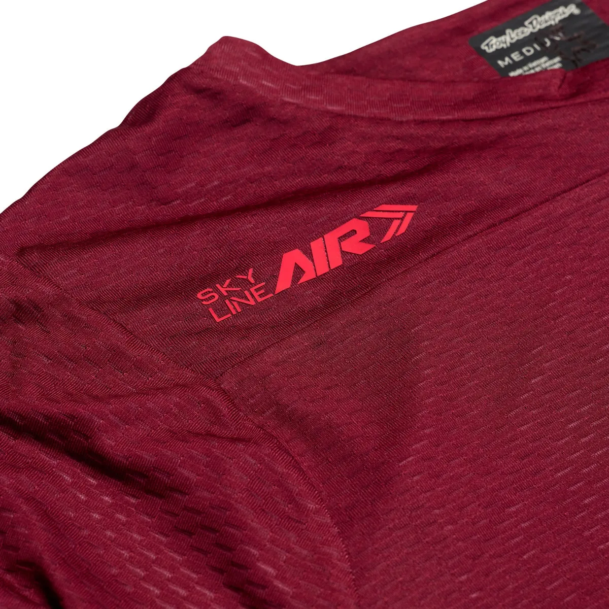 Skyline Air Short Sleeve Jersey Mono Oxblood - Image 3