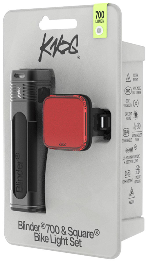 Knog Blinder 700/Blinder Square Headlight/Taillight Set - Image 2