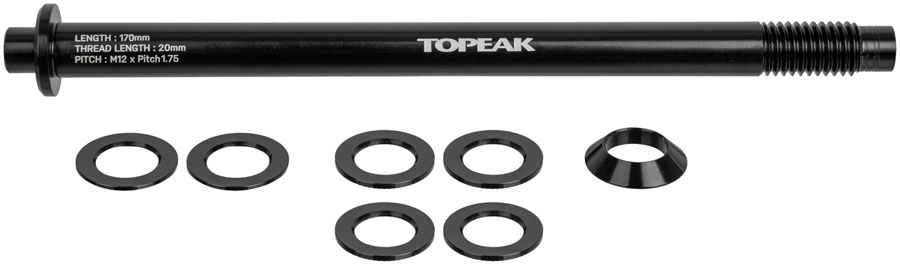 Topeak Zi:RAK Thru-Axle - 12 x 1.75mm Topeak Zi:RAK Thru-Axle - 12 x 1.75mm