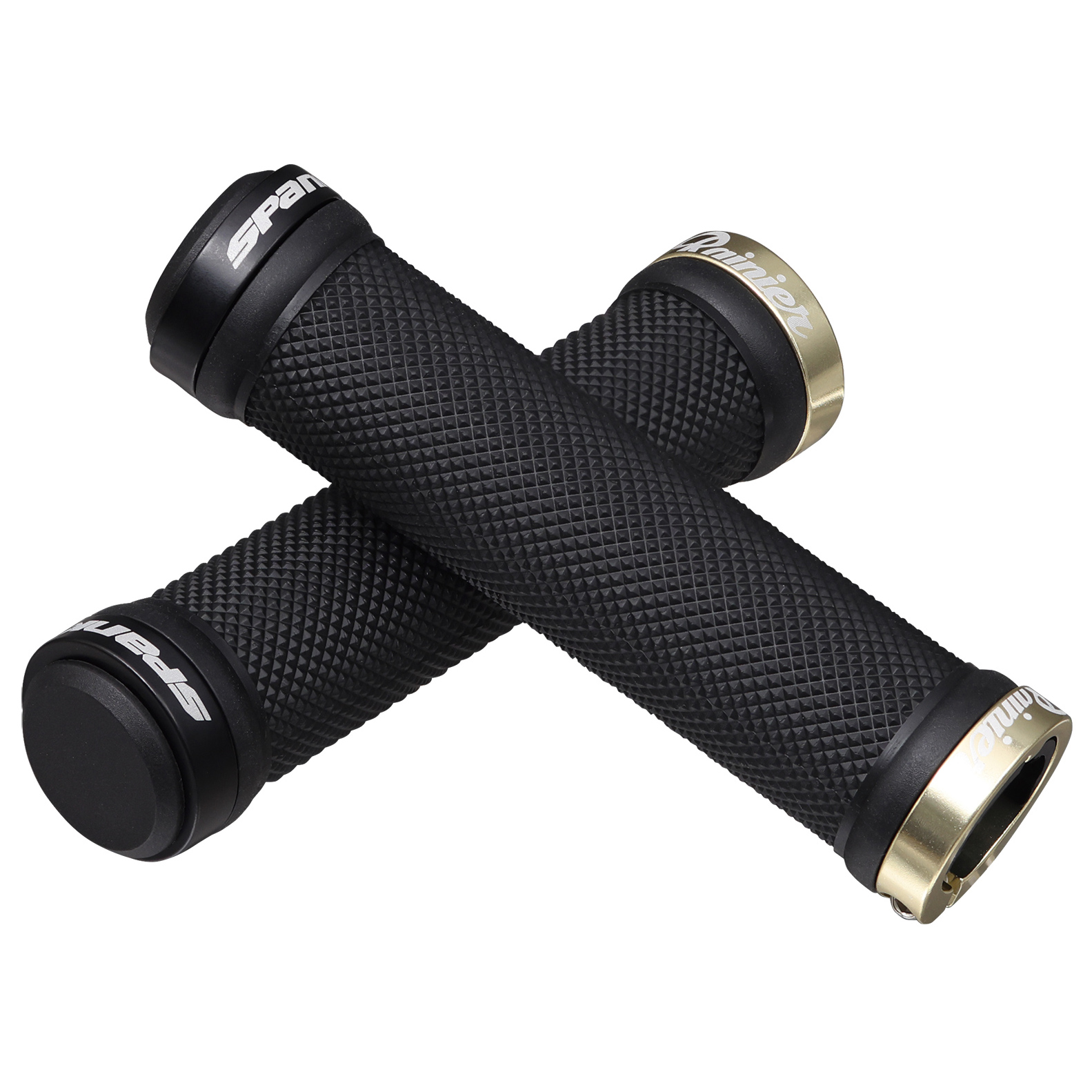 Spank Spoon Locking Grips Rainier Beer LTD Black/Gold 