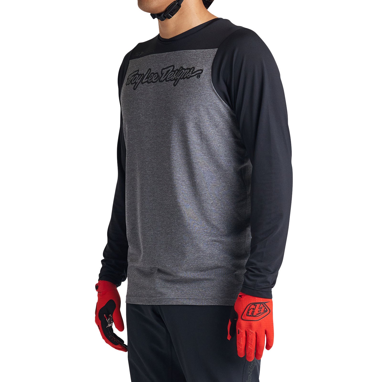 Skyline LS Jersey Signature Heather Gray / Black - Image 5