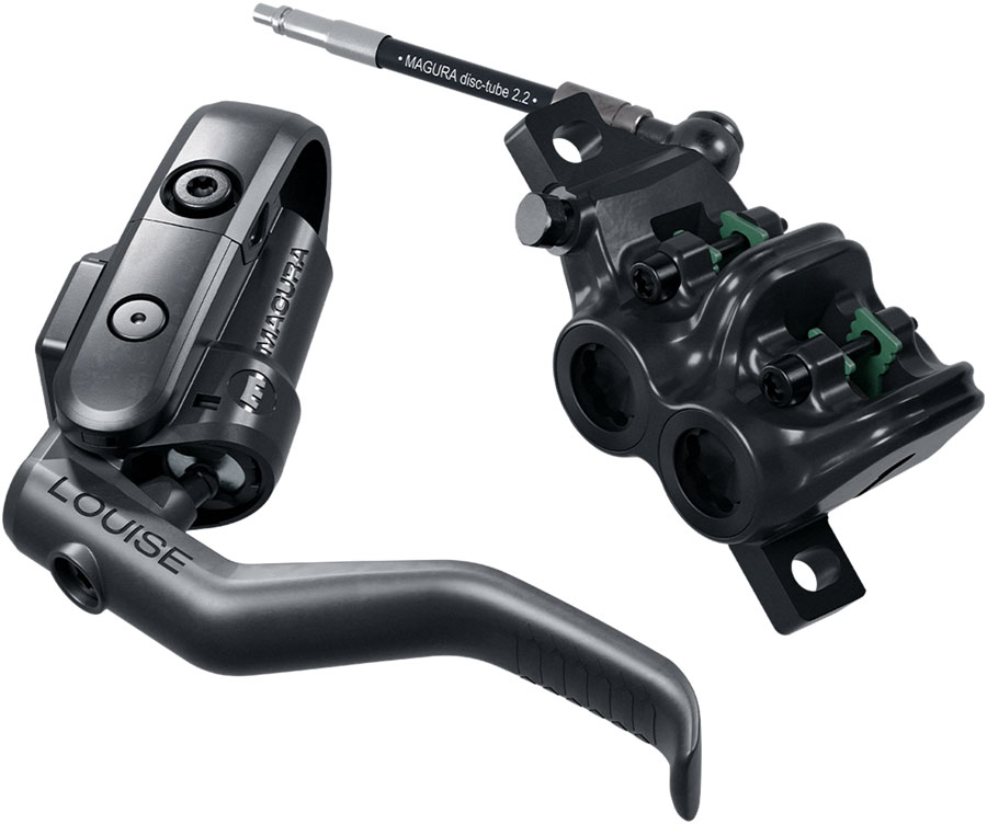 Magura Louise Elite Disc Brake Lever - Front Rear Post Mount 4-Piston Carbotecture Lever Blade BLK