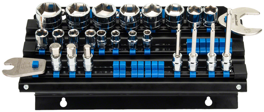 Park Tool JH-3 Wall-Mounted Socket, Bit & Torque Tool Organizer - Image 2