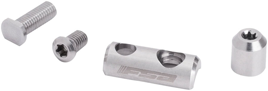 FSA Front Derailleur Adapter For Super Compact Cranks Compatible 48/32 46/30 Chainrings – BLK FSA Front Derailleur Adapter For Super Compact Cranks Compatible 48/32 46/30 Chainrings – BLK