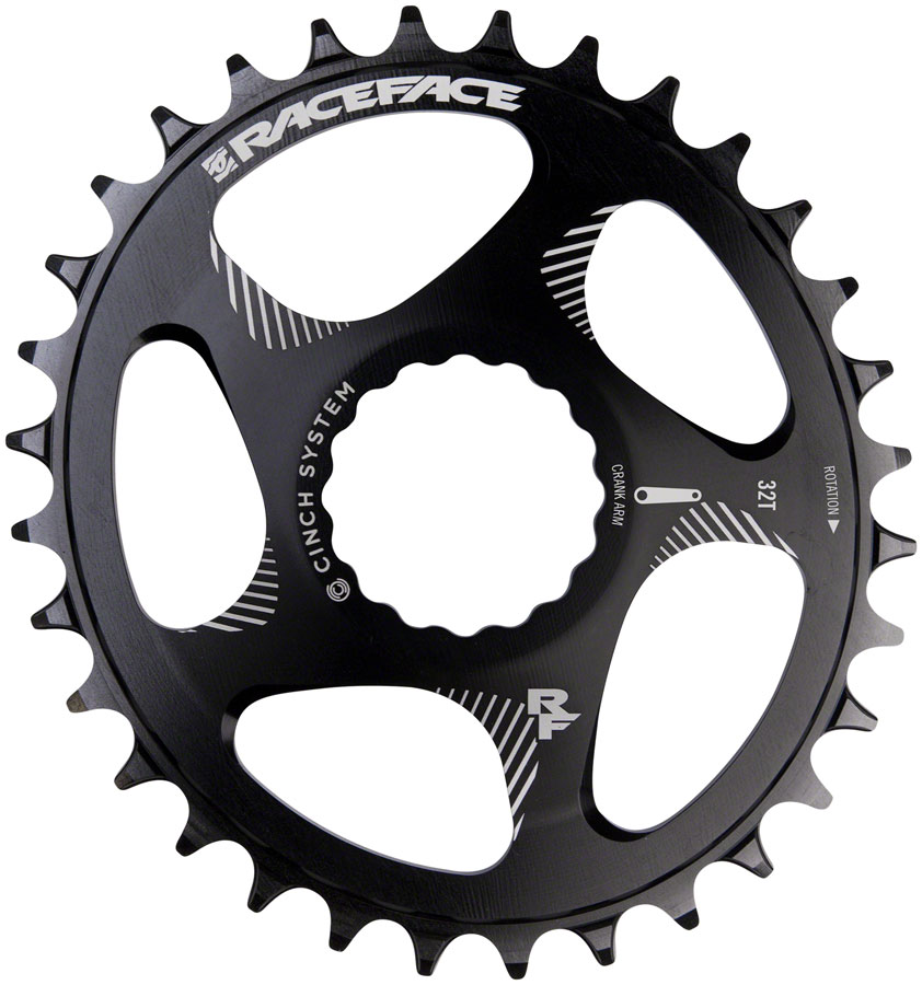 RaceFace Narrow Wide Oval Direct Mount Chainring - Black