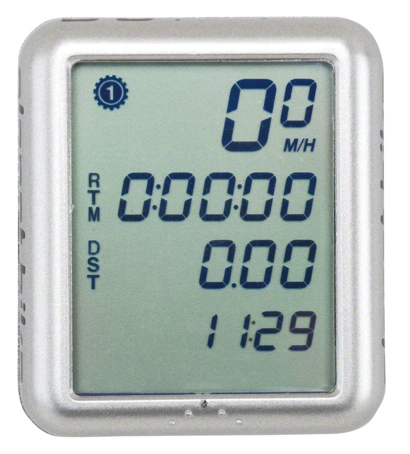 Planet Bike Protege 8.0 Bike Computer - Wired Silver Planet Bike Protege 8.0 Bike Computer - Wired Silver