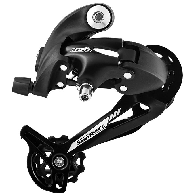 Sunrace RDM57 7/8sp Rear Derailleur Long Cage - Black