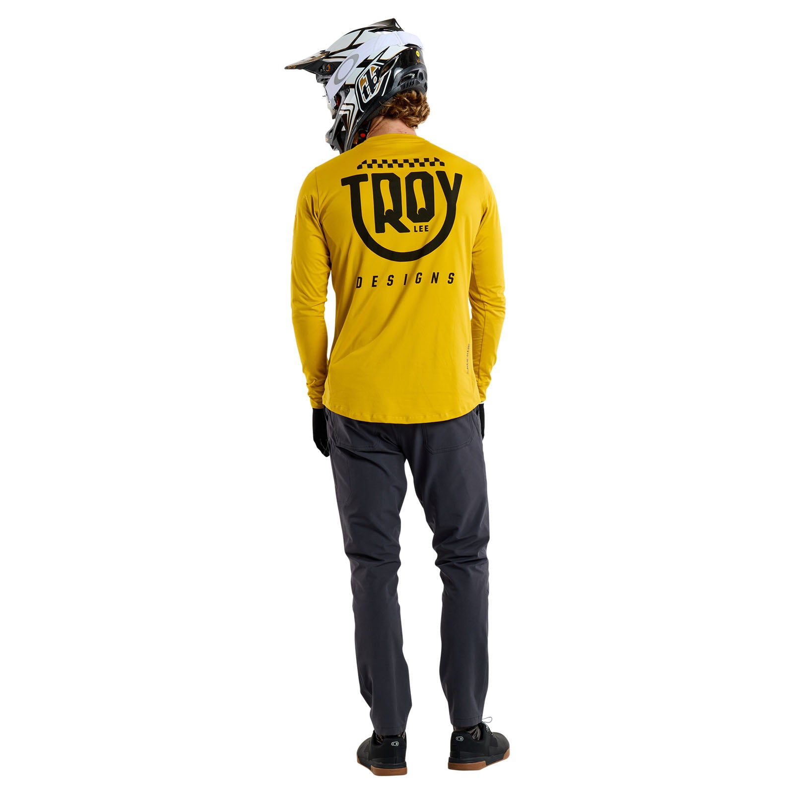 Ruckus Long Sleeve Ride Tee Eyez Safron - Image 8
