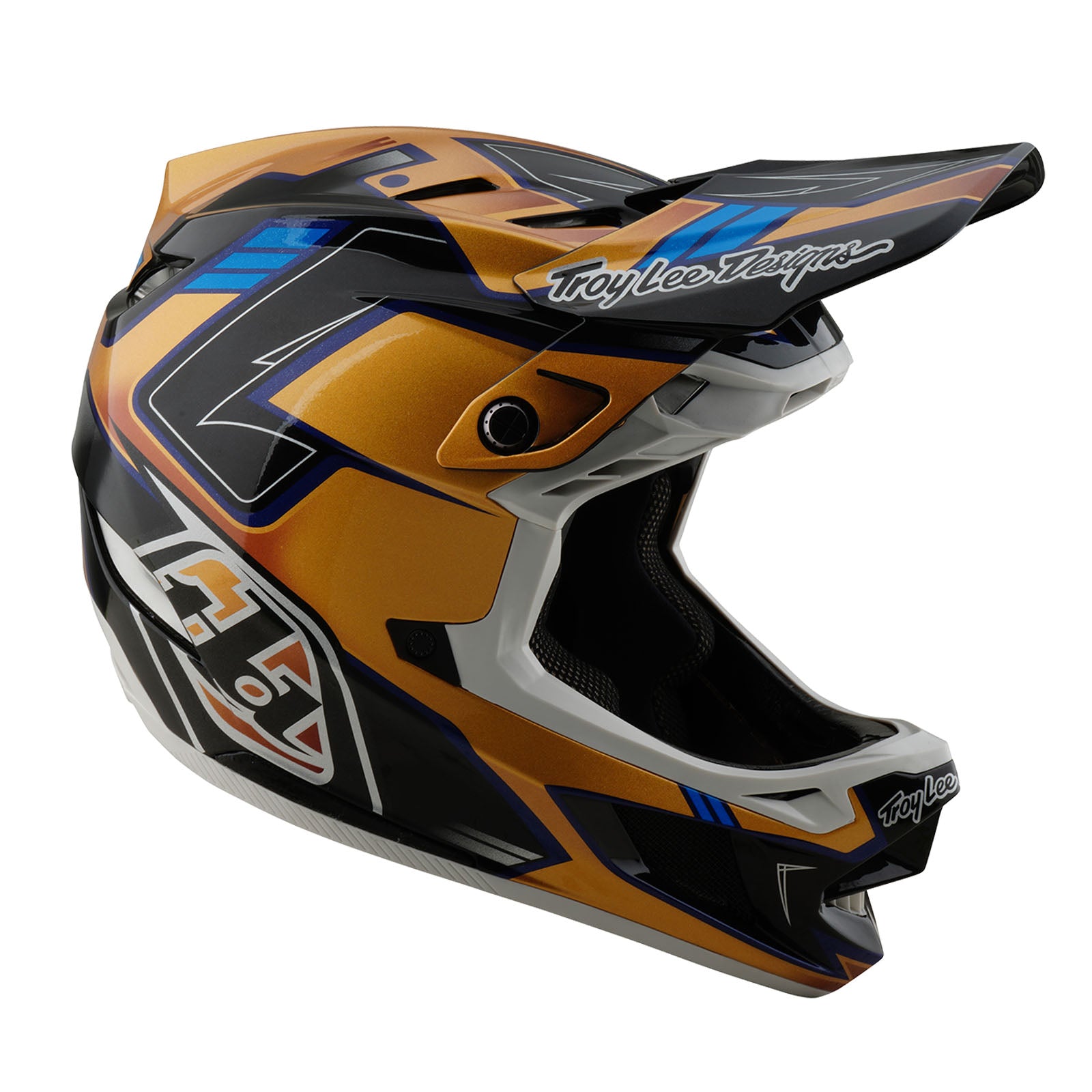 D4 Composite Helmet Royalty Black / Gold - Image 6
