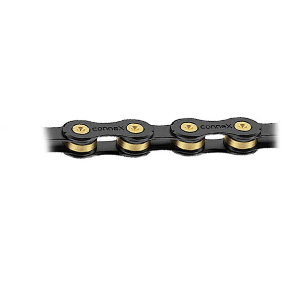 Connex 11sB 11sp Chain 11/128" Black/Gold Connex 11sB 11sp Chain 11/128" Black/Gold