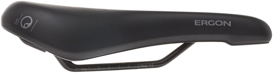 Ergon ST Gel Saddle - Chromoly Black Women's - Image 3