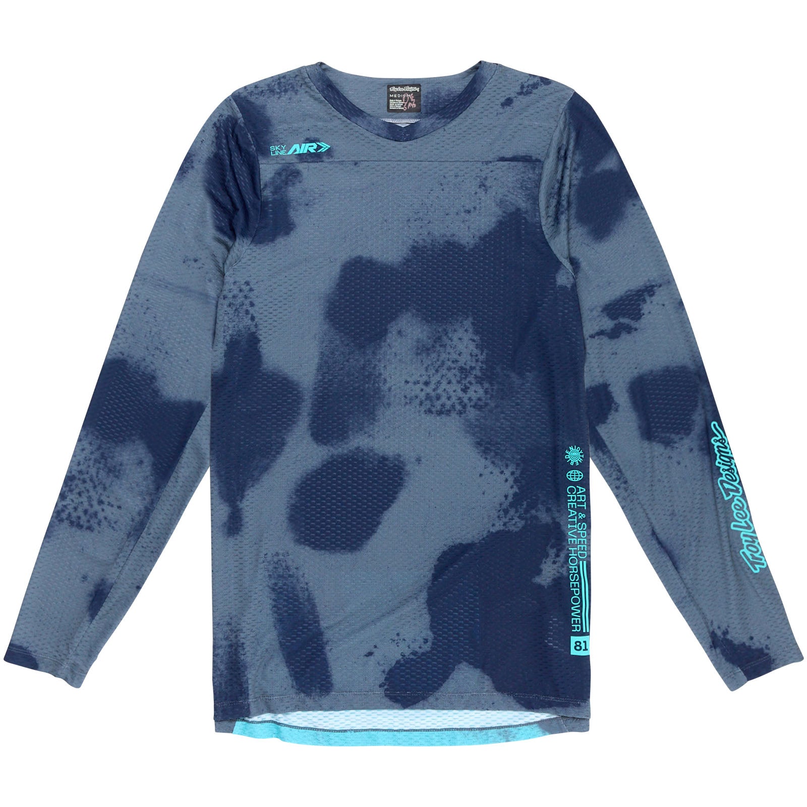 Skyline Air Long Sleeve Jersey Flared Steel Skyline Air Long Sleeve Jersey Flared Steel