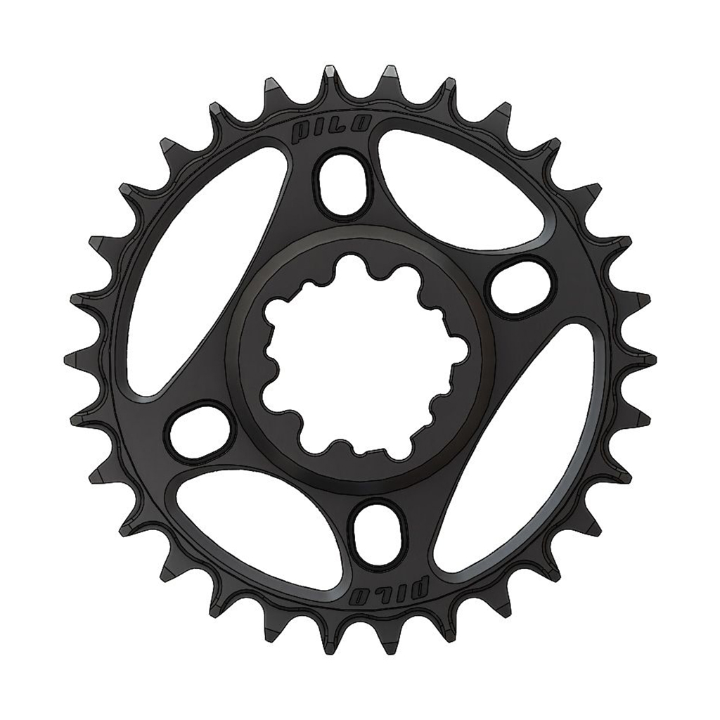 Pilo SRAM 3-Bolt Dub (Boost 3mm) Offset Round Chainrings variant 3