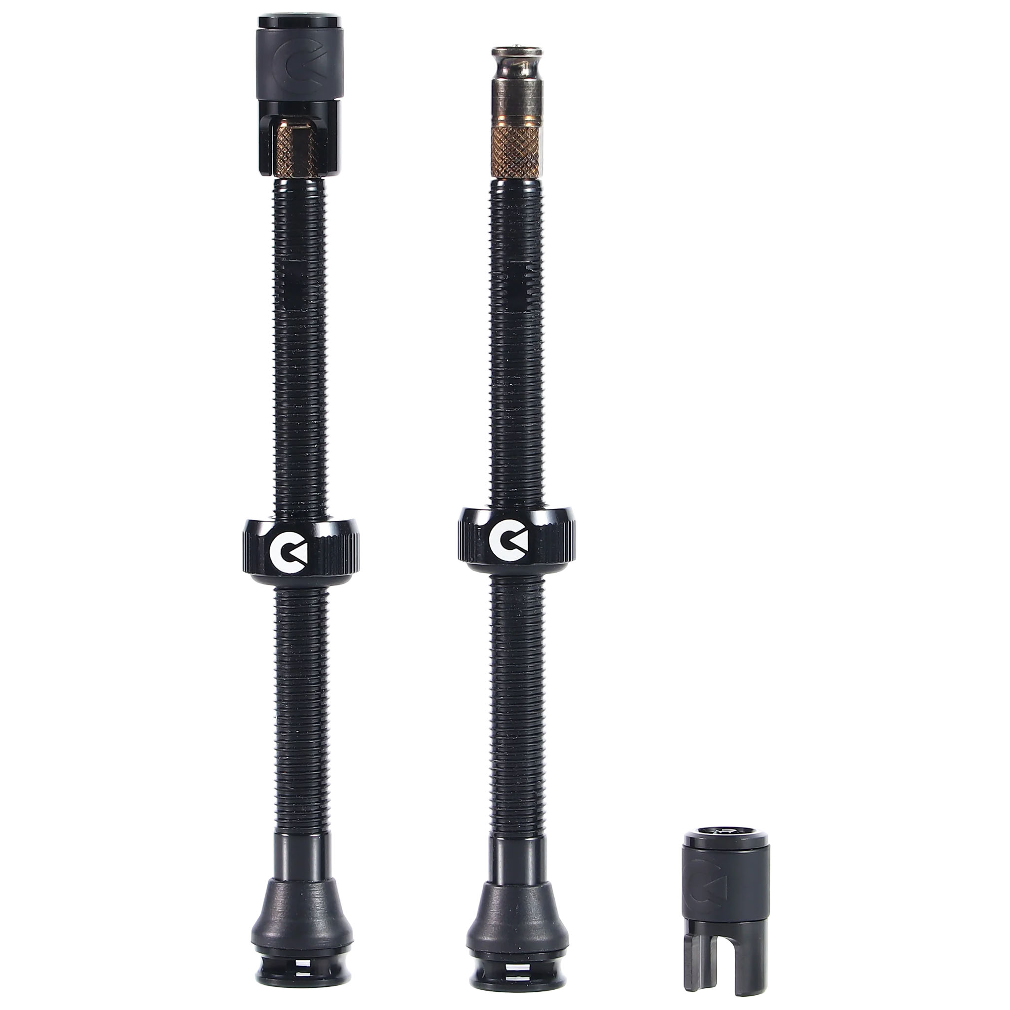 Clik Clik TubelessValve Set 80mm Clik Pair Black