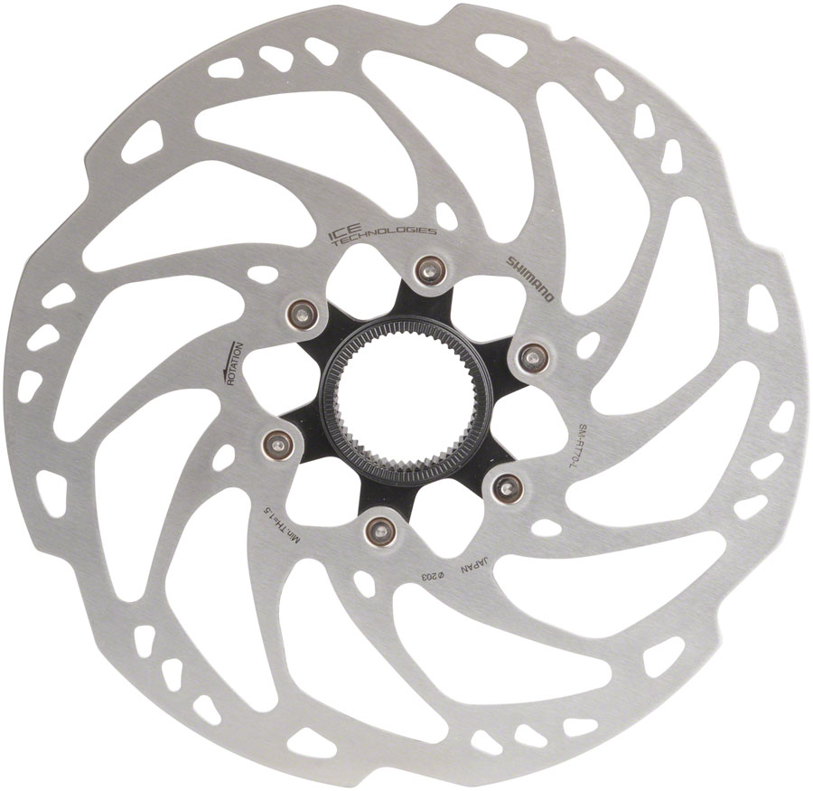 Shimano SLX SM-RT70 Disc Brake Rotor - Center Lock, Silver