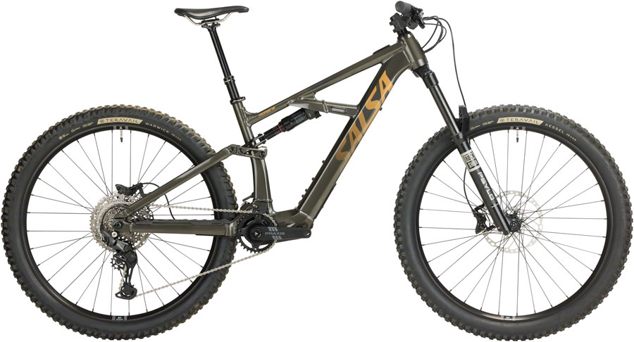 Salsa Moraine Cues 10 Ebike - 29", Aluminum, Coffee Black