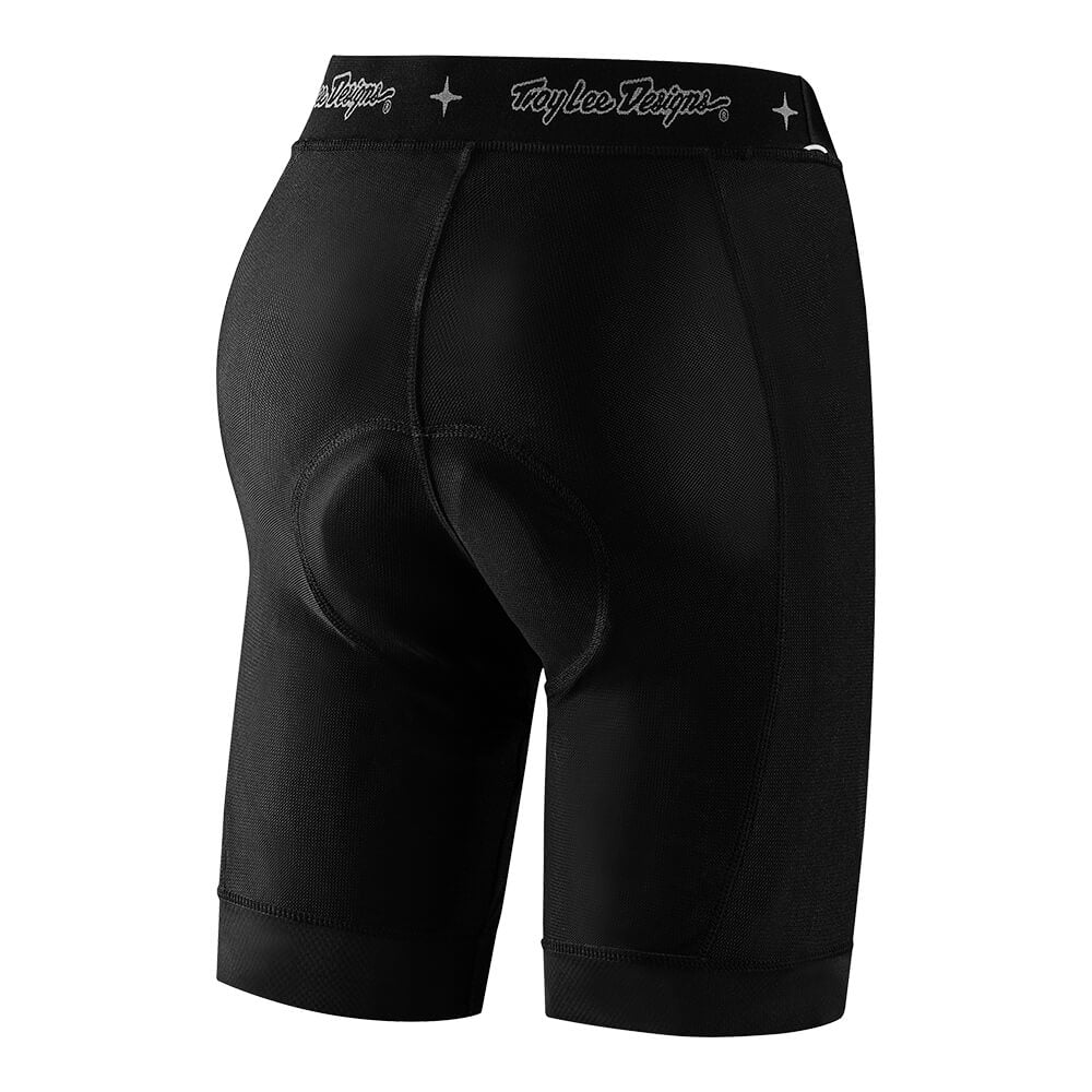 Premium Women's Short Inner Liner Solid Black - Image 2