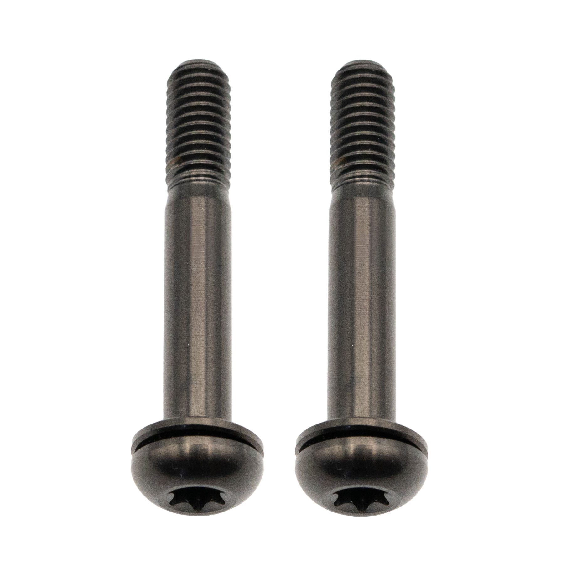 Better Bolts Titanium Flat Mount Bolt Kit 42mm Black 2/Count