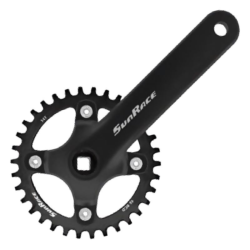 Sunrace FC-M808 175x38 119 SQR JIS crankset black