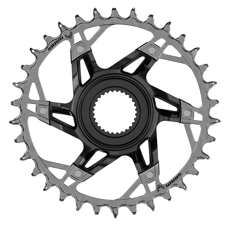 SRAM Bosch DU38 XX T-Type Chainring - Speed: 12 BCD: Direct Mount, Bosch DU38 Steel, Black variant 2