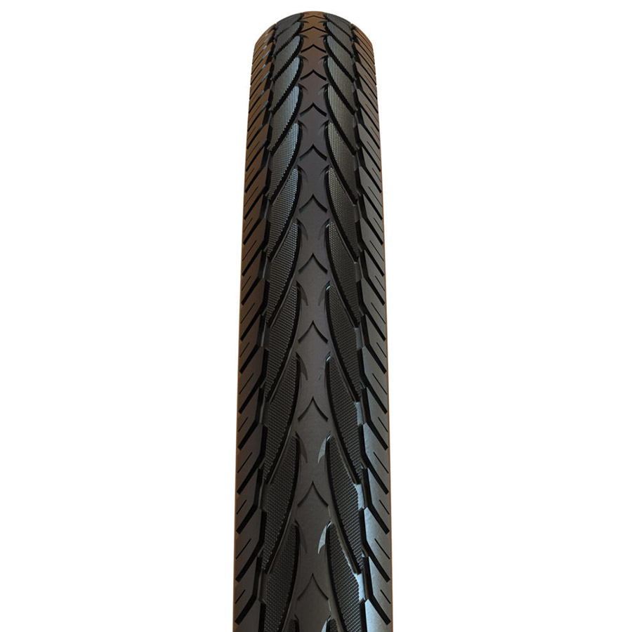Maxxis Overdrive Excel Hybrid Tire 700x35C Wire Clincher Single SilkShield Reflective 60TPI Black