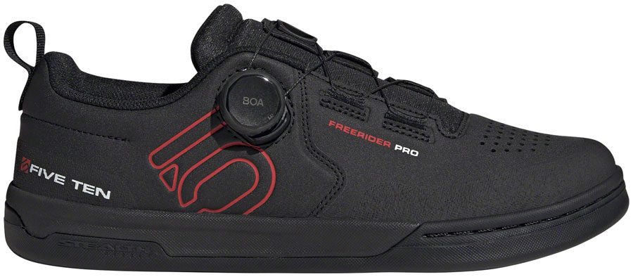 Five Ten Freerider Pro BOA Flat Shoes - Men's Core Black/Red/FTWR White