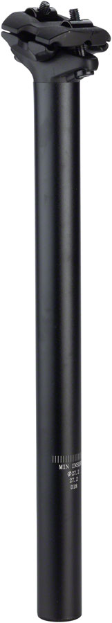 MSW Two-Bolt Seatpost - 350mm, Matte Black