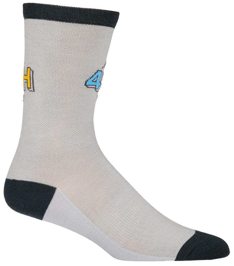 45NRTH Adventure Crew Lightweight Wool Sock - Gray/Dark Blue - Image 3