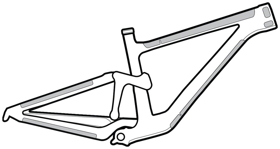 Lizard Skins Clear Protective Frame Wrap - Image 2