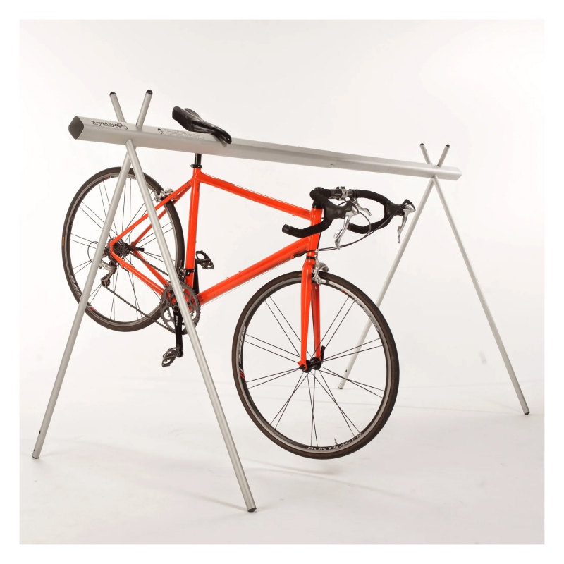 Moved by bikes ES-1 Event Stand 8 Bikes 60`- 108` Aluminum Silver
