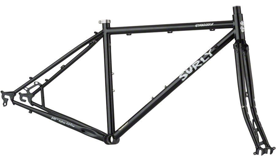 Surly Straggler 700c Black Frameset - Gloss Black