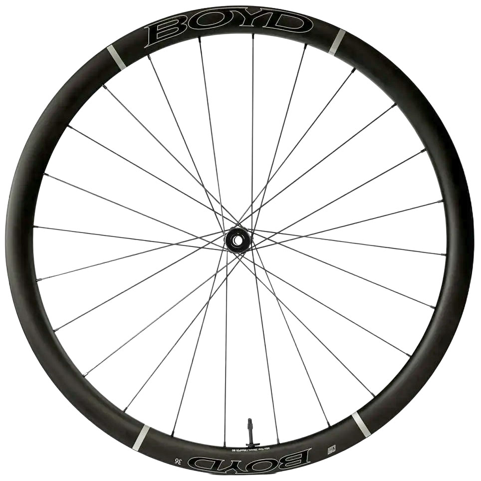 Boyd 36 Road Disc SL 700c Front Wheel 12x100 Black Boyd 36 Road Disc SL 700c Front Wheel 12x100 Black