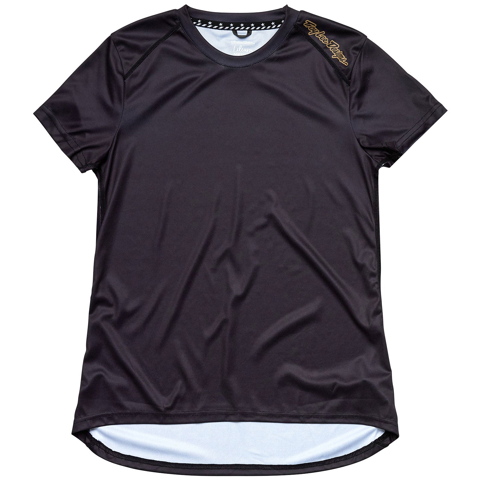 Womens Lilium SS Jersey Solid Black Womens Lilium SS Jersey Solid Black