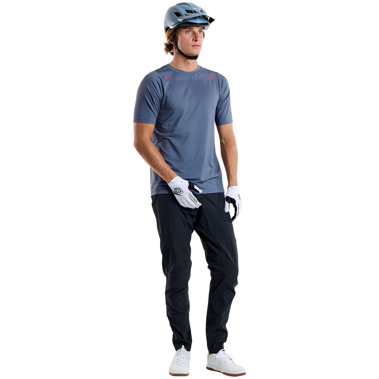 Skyline Short Sleeve Jersey Mono Steel Blue - Image 7