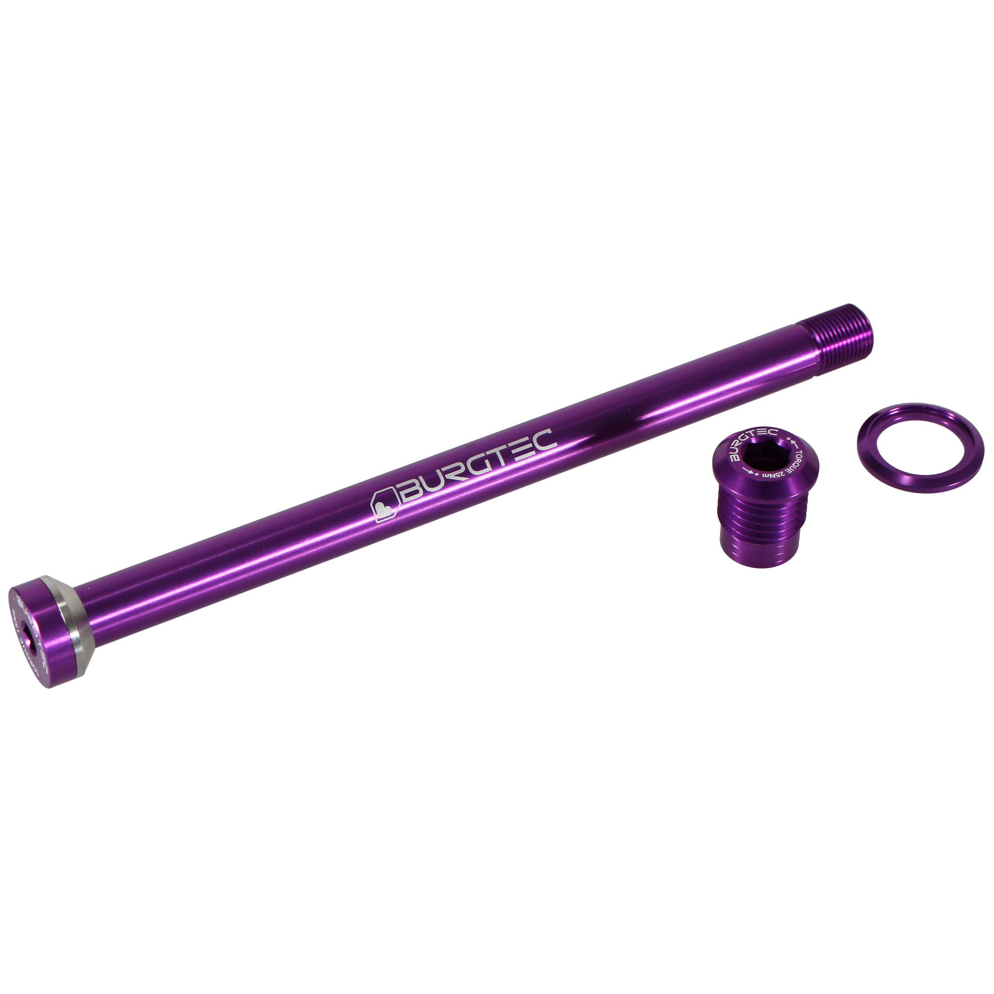 Burgtec YT 172.5mm Rear Axle - Purple Rain