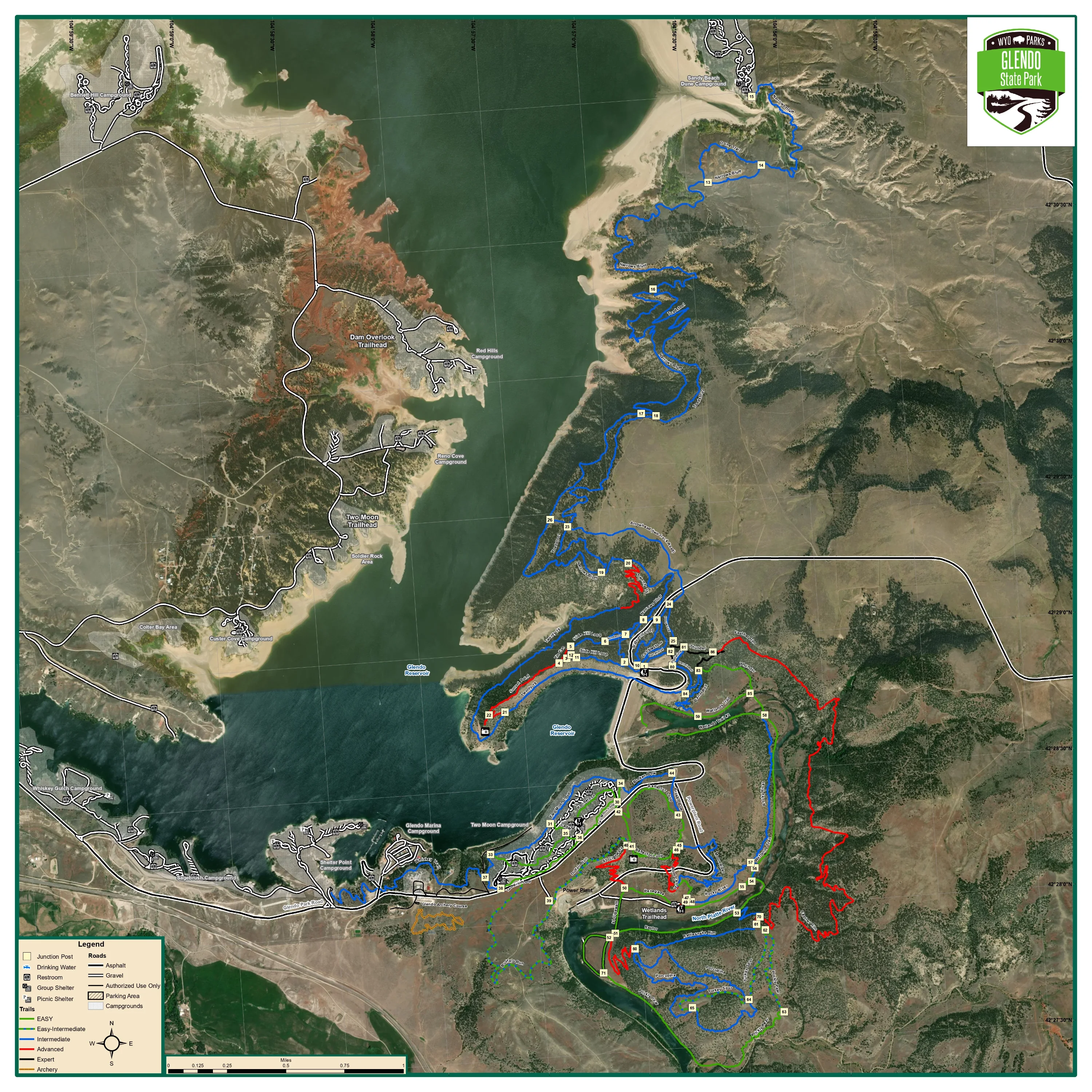 Glendo State Park Trails