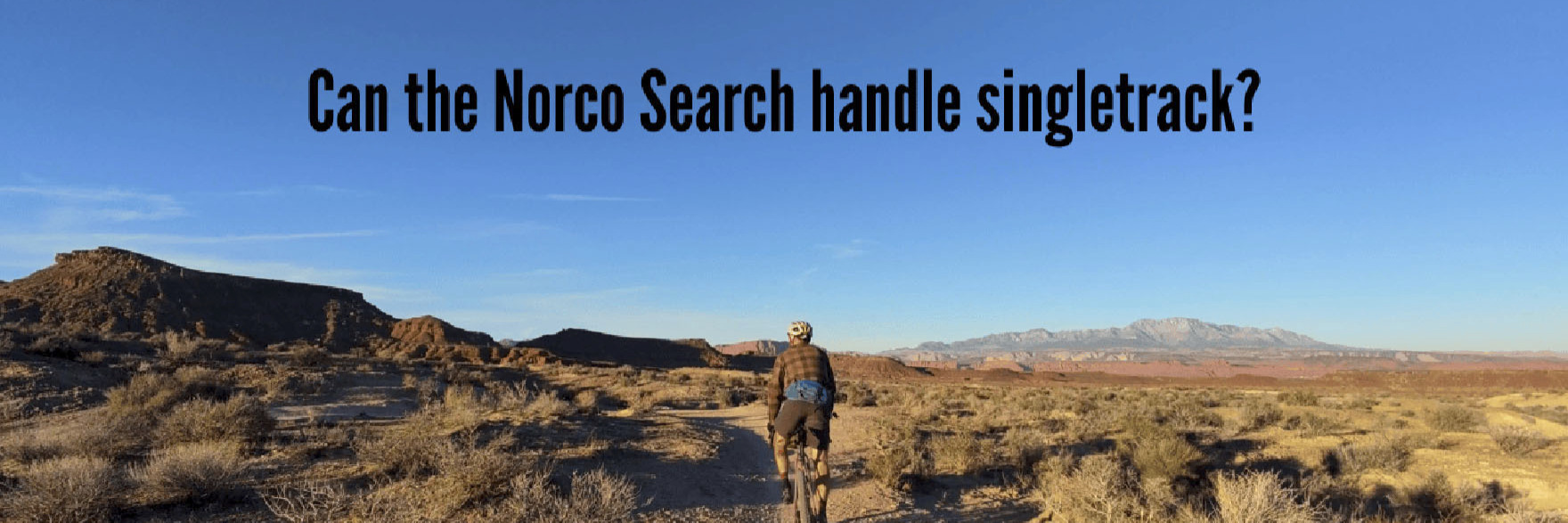 The Norco Search takes on singletrack