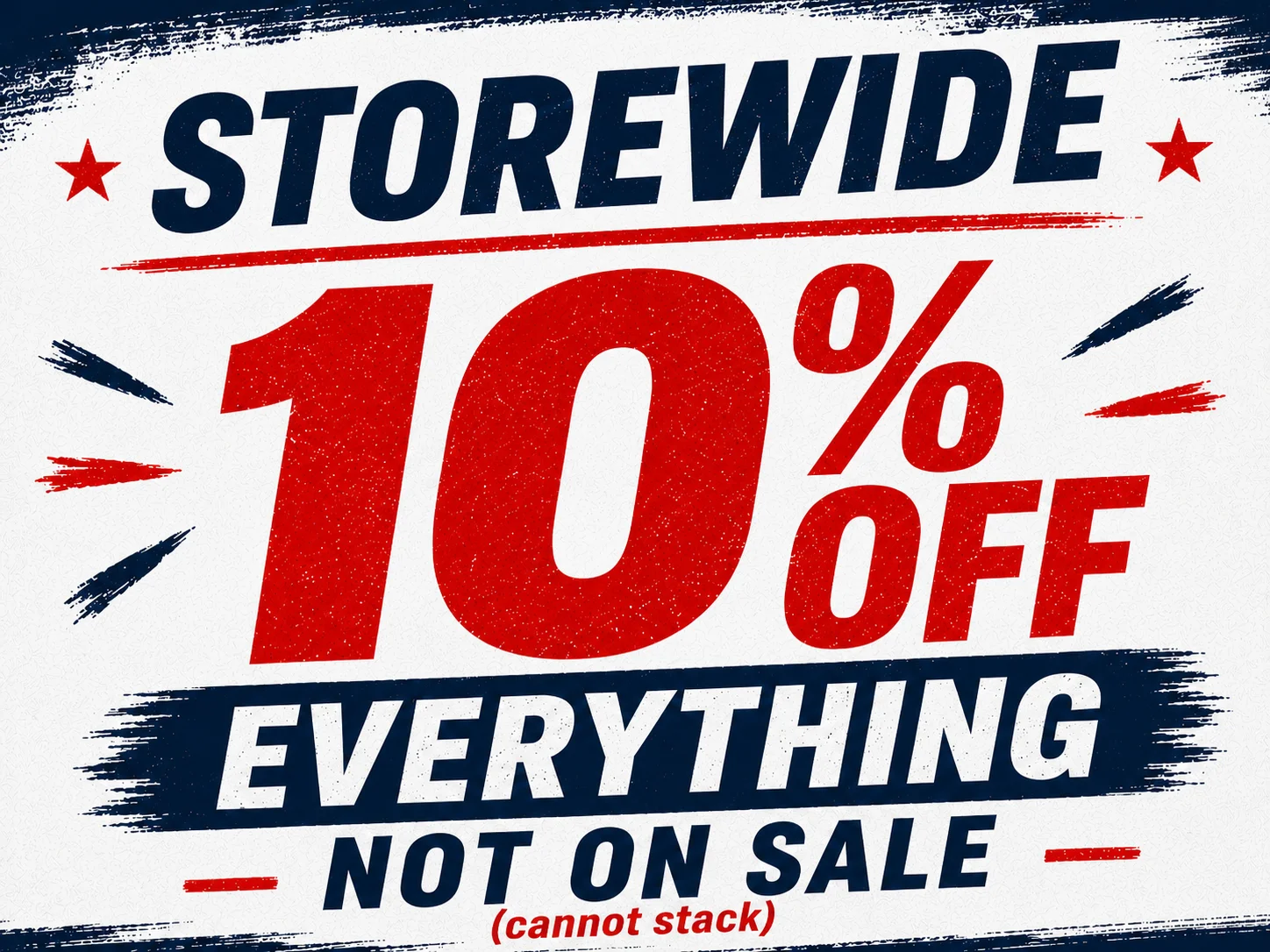 Everything is ON SALE! Everything is ON SALE!