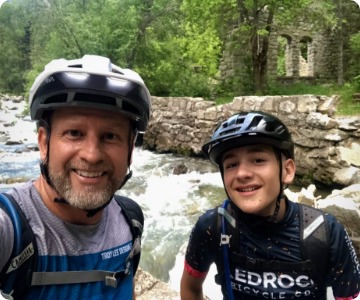 Marc & Mitch by the river