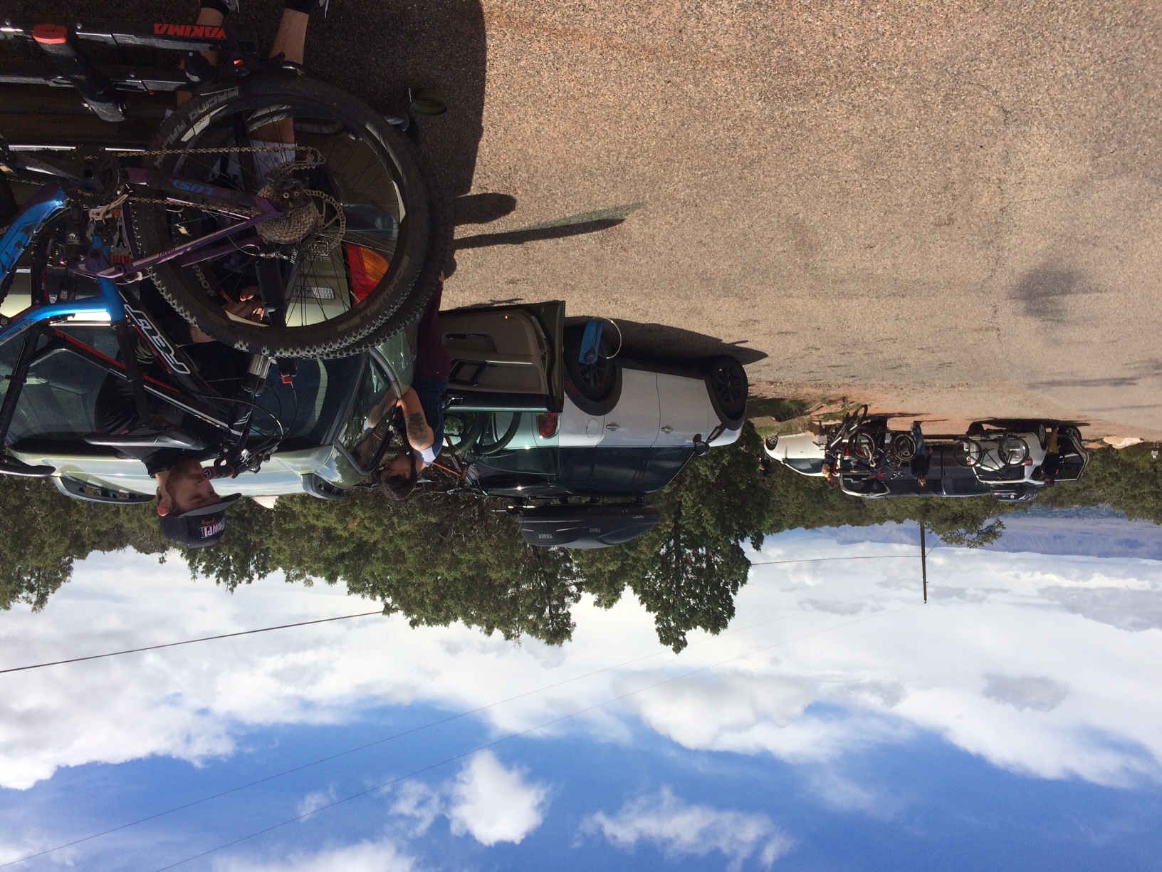 We arrived in Fruita. None of us had seen our shadows in weeks.