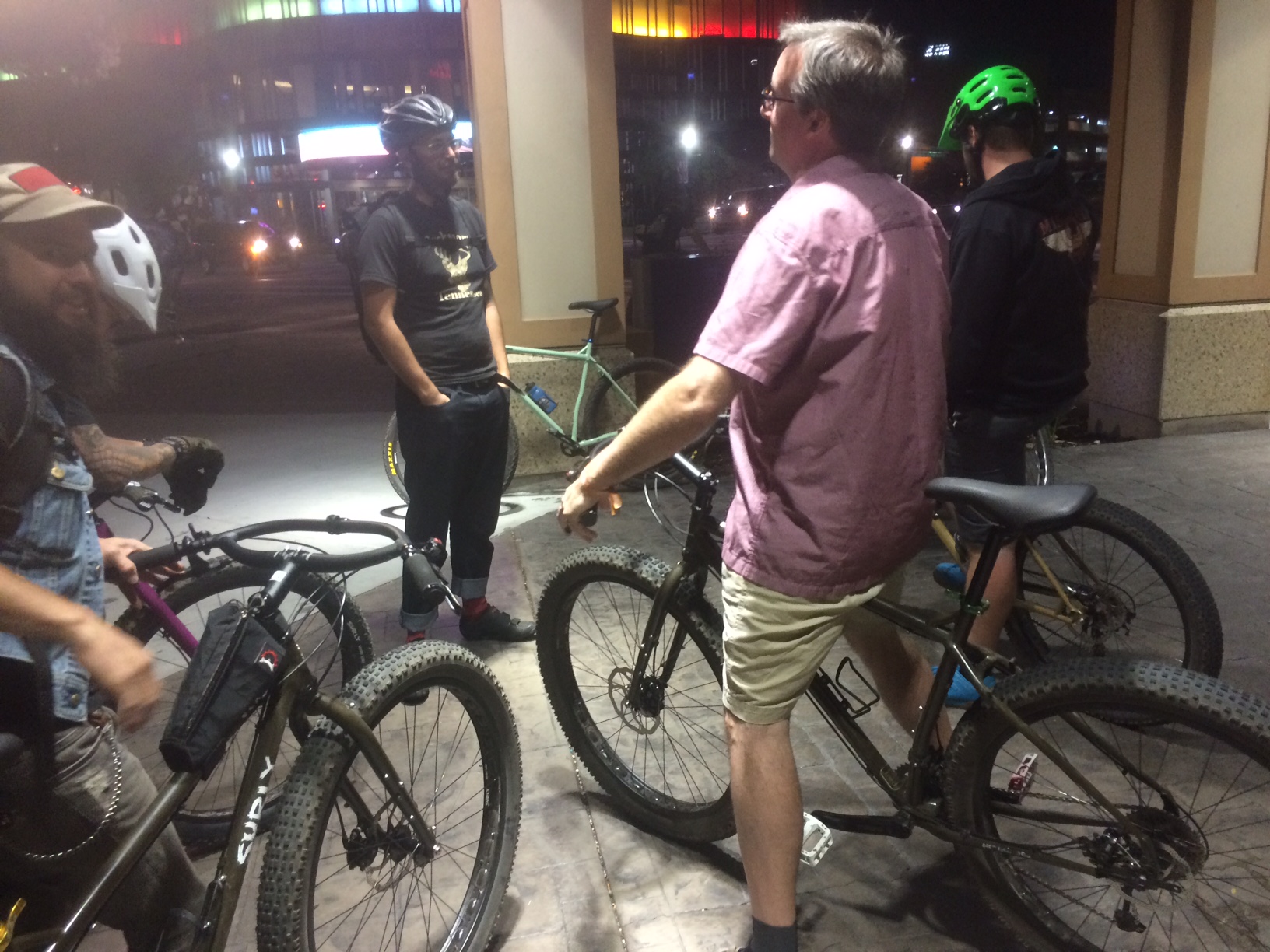 The look on Trevor's face makes clear what kind of evening is about to unfold.