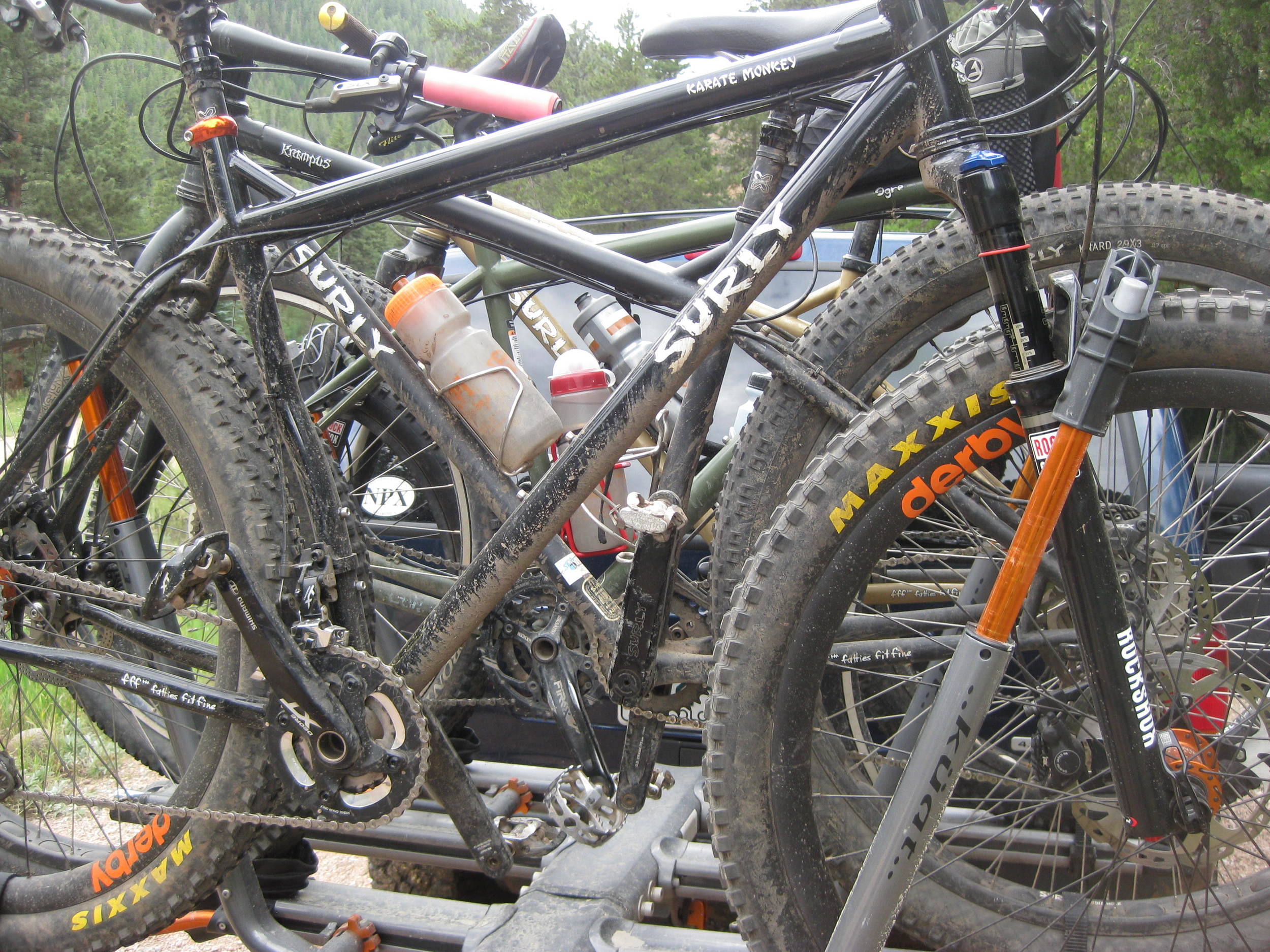 A load of Surly: Karate Monkey, Krampus, Ogre, Instigator